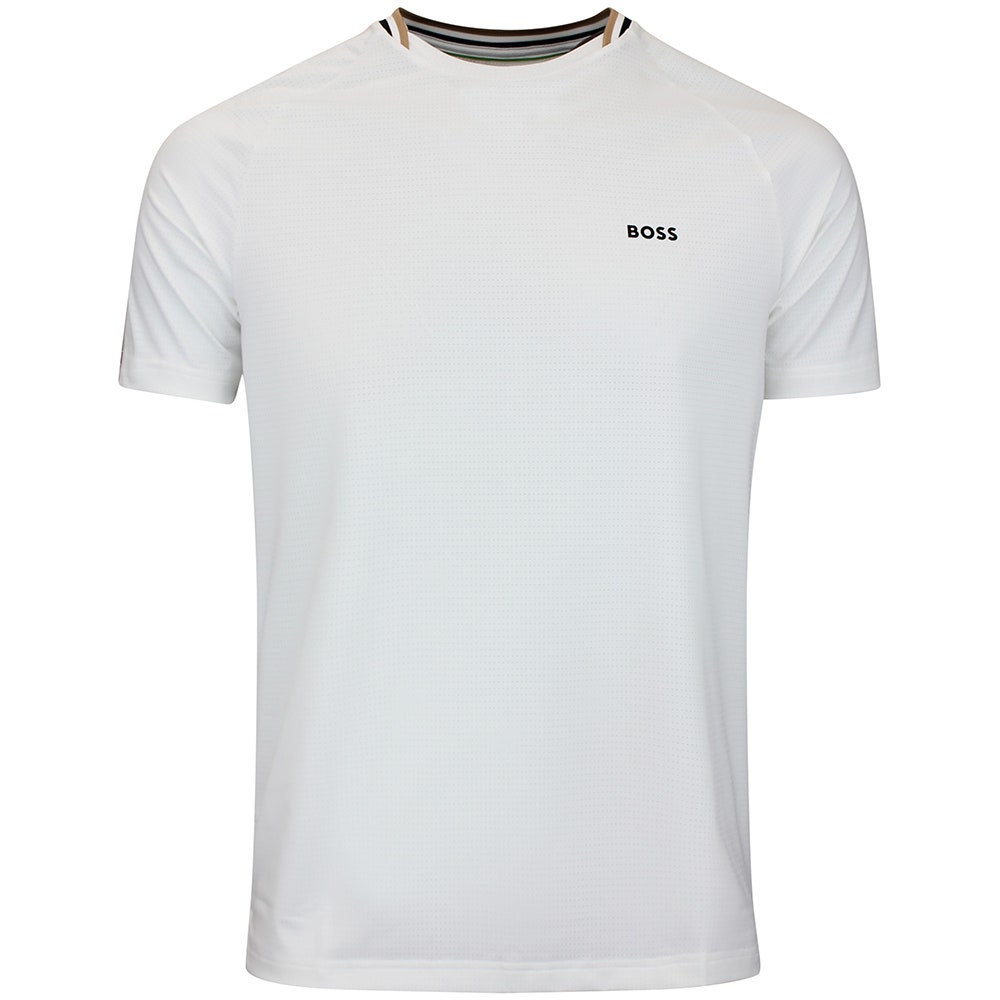 BOSS Golf T-Shirt - TOC Court Tee Slim Fit - Bright White WI26
