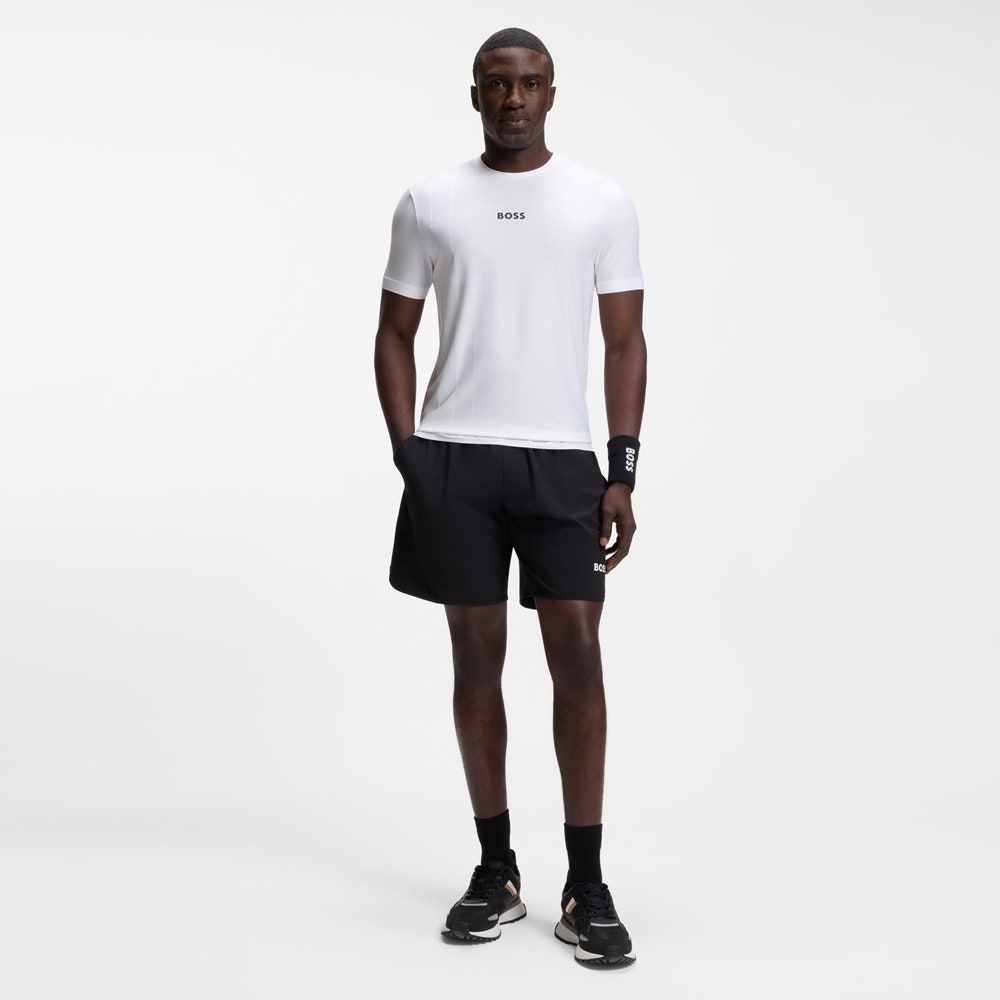 BOSS Golf T-Shirt - TOC Serve 1 Tee Slim - Bright White SU26