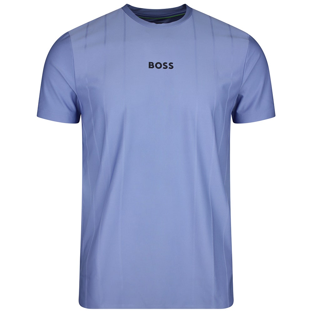 BOSS Golf T-Shirt - TOC Serve 1 Tee Slim - Colony Blue SU26