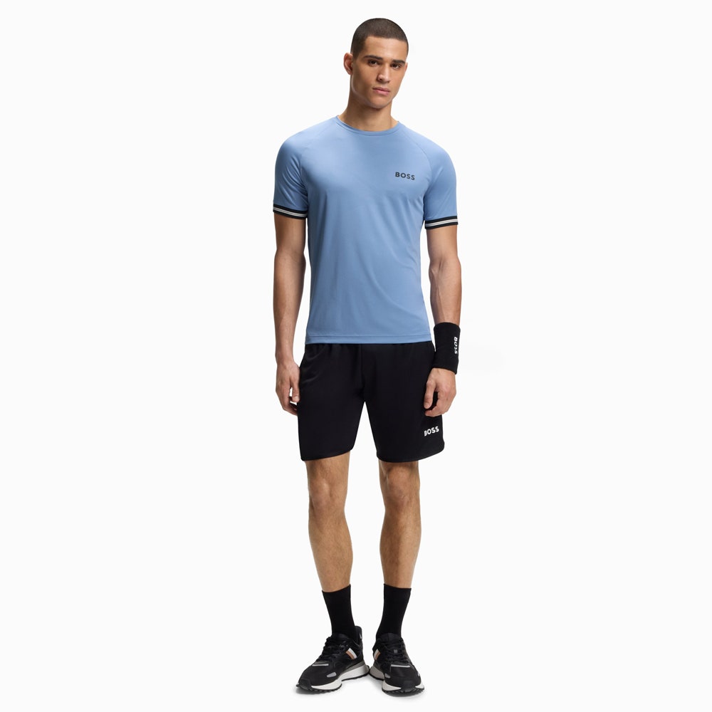 BOSS Golf T-Shirt - TOC Serve 2 Tee Slim - Colony Blue SU26