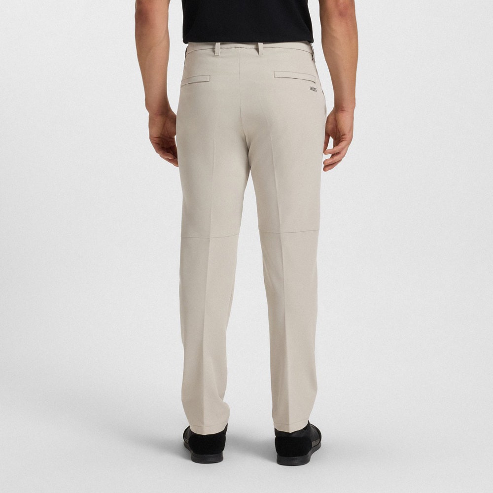 BOSS Golf Trousers - T_Commuter Slim - Stone Beige SP26