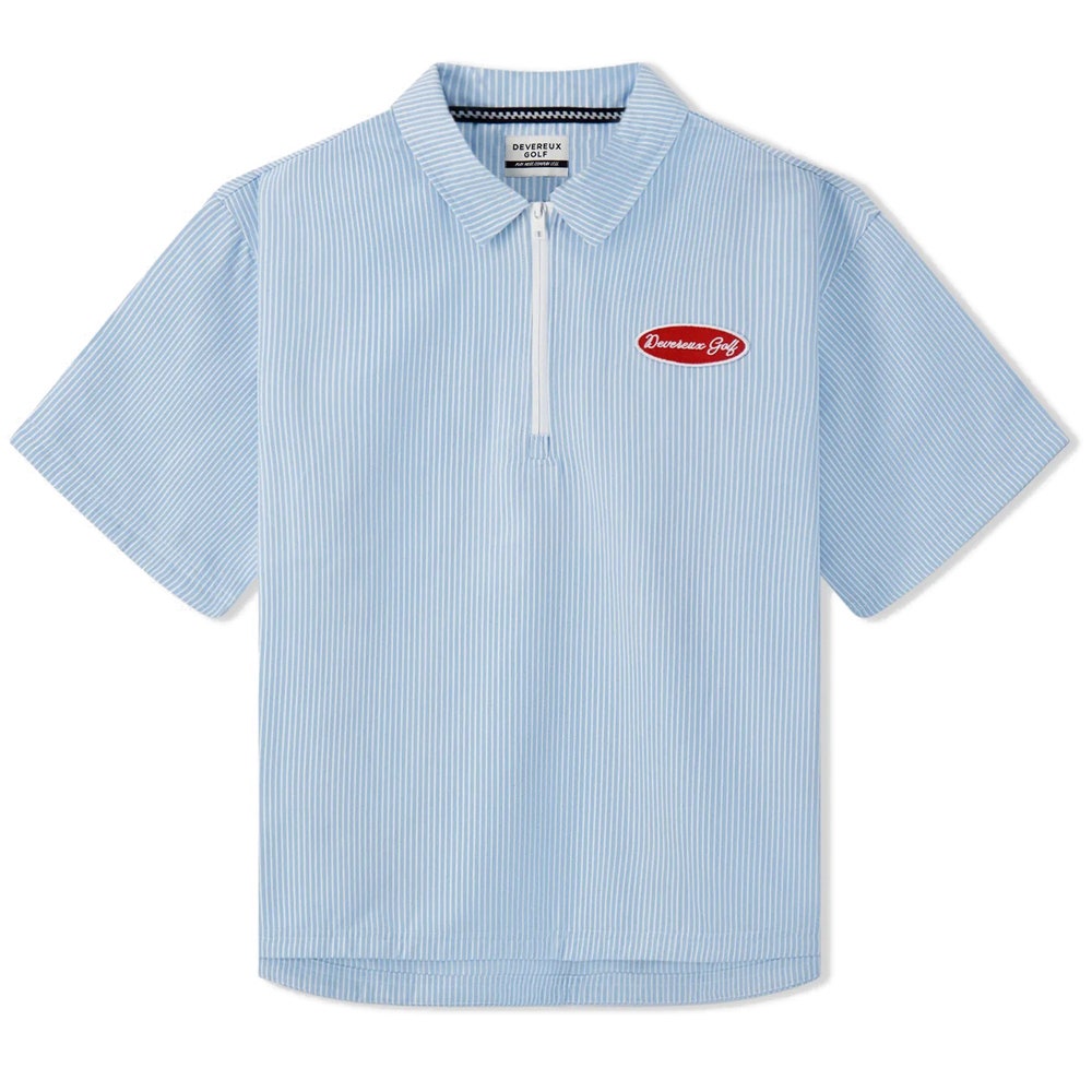 Devereux Golf Pullover - Mechanic SS Relaxed - Marine SU26