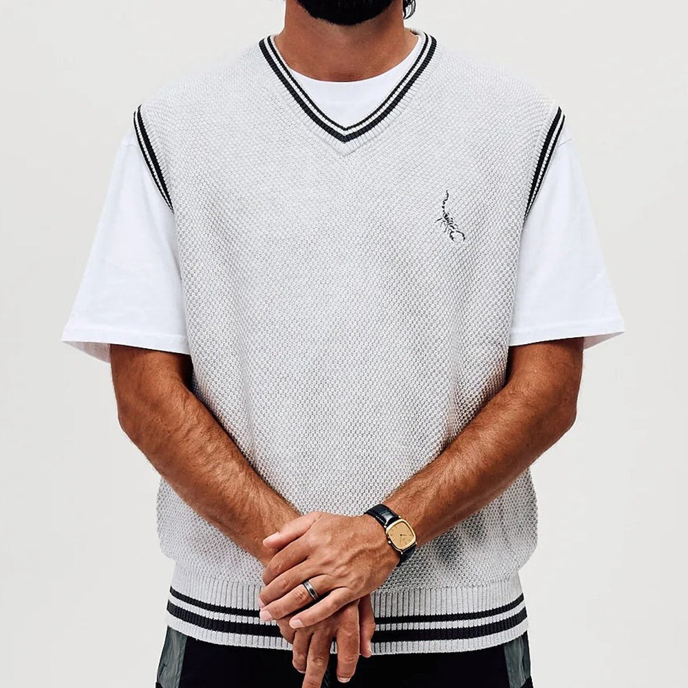 Devereux Golf Pullover - Scorpion Sweater Vest - Mineral SU26