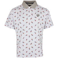 Devereux Golf Shirt - El Bruno Polo - White - Multi SS26