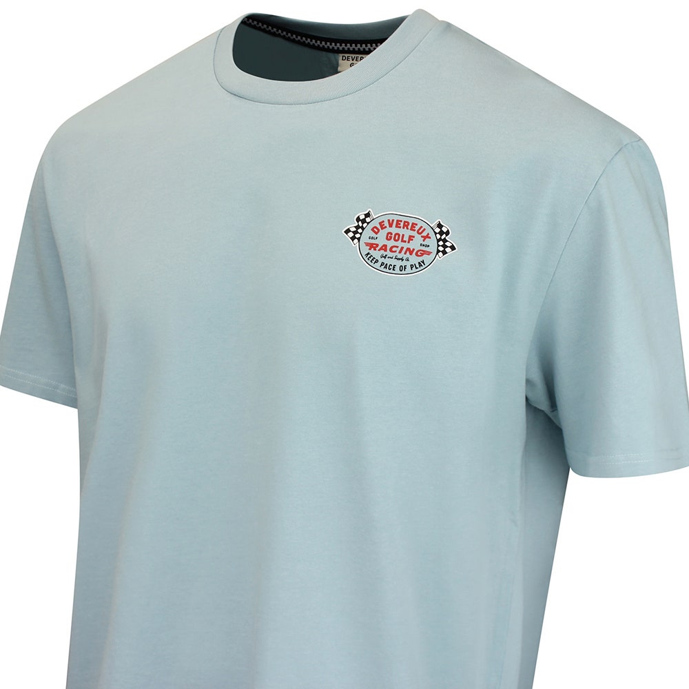 Devereux Golf T-Shirt - Keep the Pace - Powder FA26