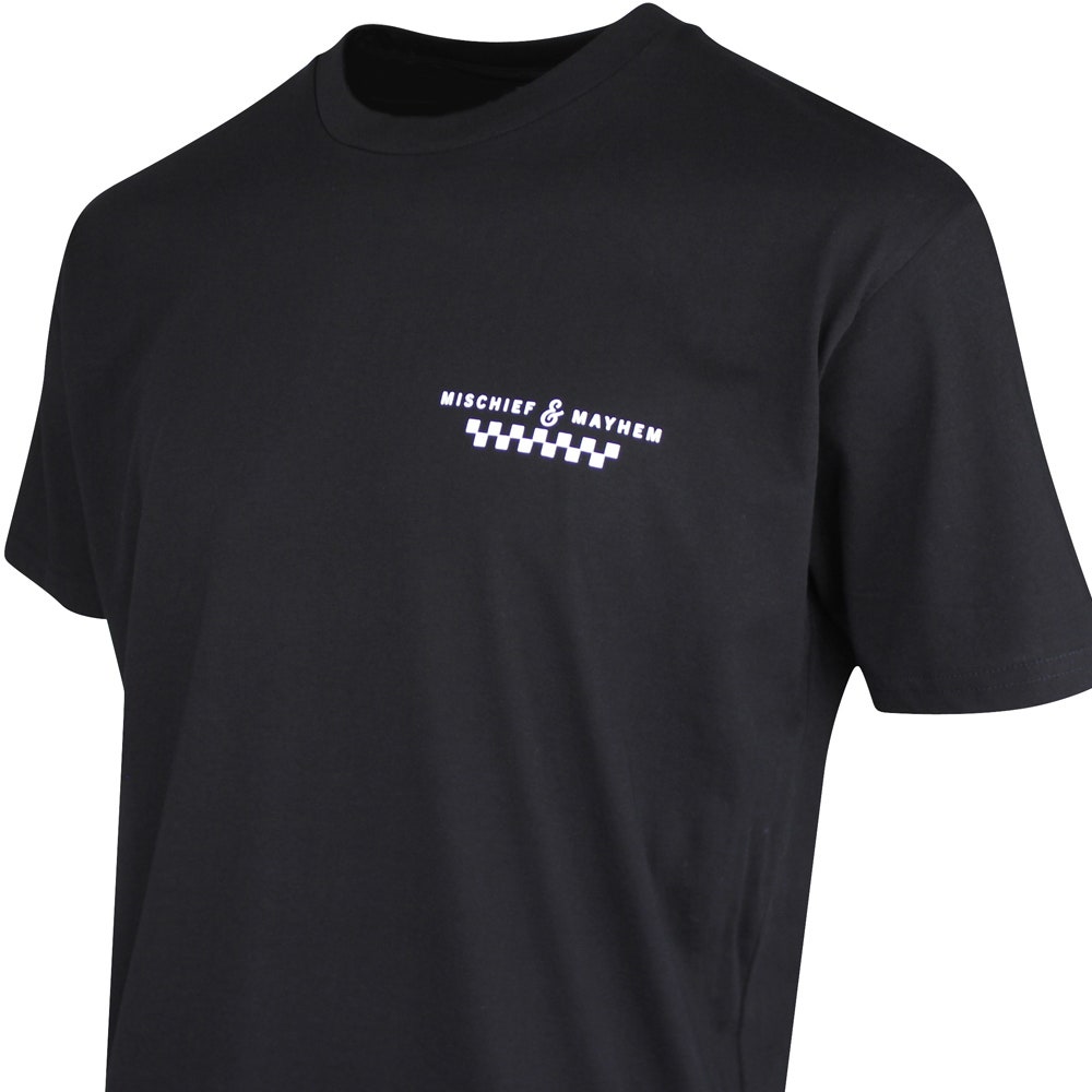 Devereux Golf T-Shirt - Snake Bite Tee - Black SS26