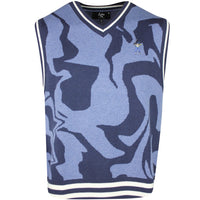 Eastside Golf Jumper - Knitted Sweater Vest - Midnight Navy LCD AW24