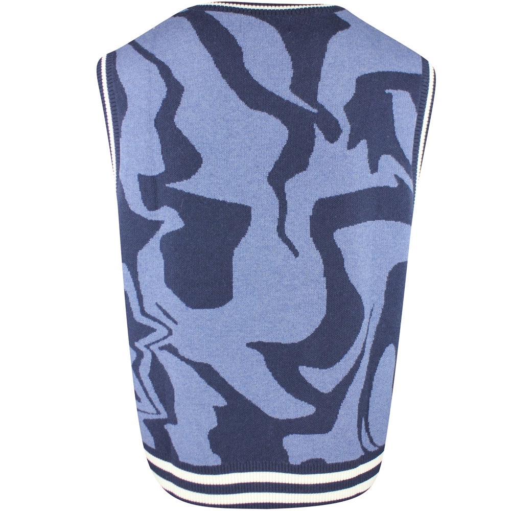 Eastside Golf Jumper - Knitted Sweater Vest - Midnight Navy LCD AW24