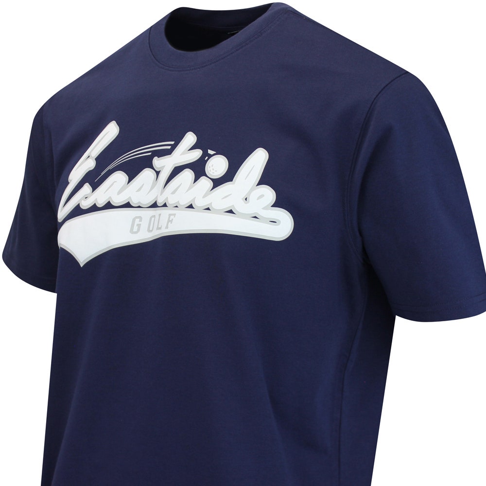 Eastside Golf T-Shirt - Ribbon Action Tee - Midnight Navy SU25