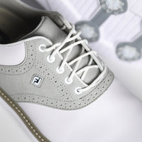 FootJoy Golf Shoes - FJ Traditions - White - Grey 2025