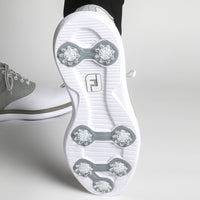 FootJoy Golf Shoes - FJ Traditions - White - Grey 2025