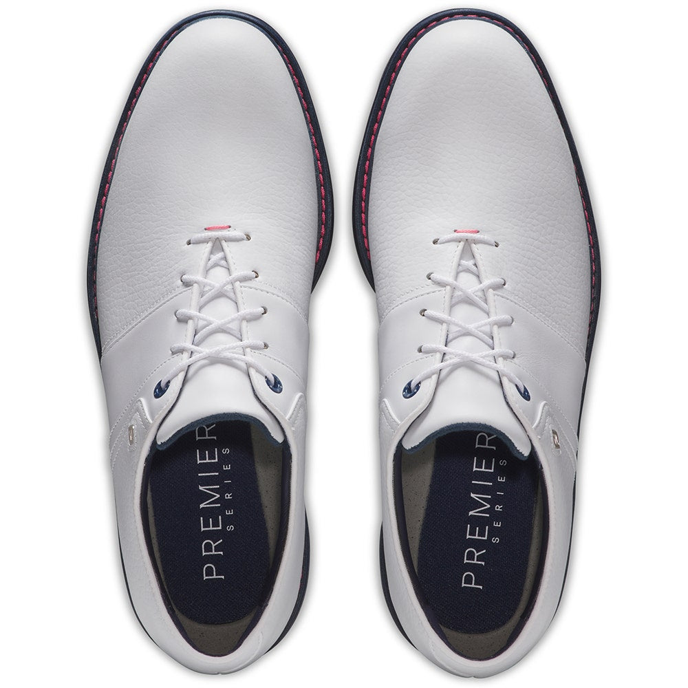 FootJoy Golf Shoes - Premiere Series Packard - White - Navy 2025