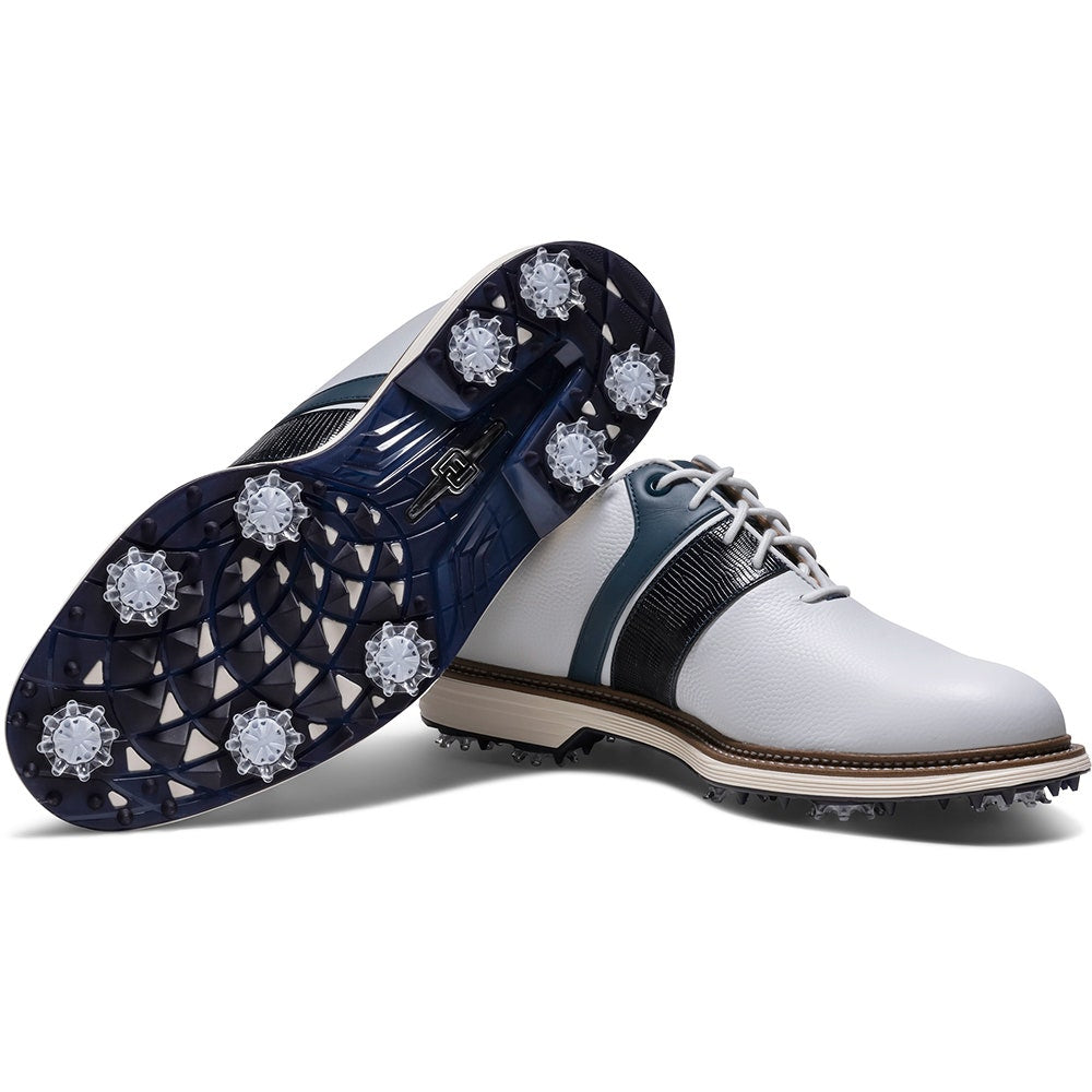 FootJoy Golf Shoes - Premiere Series Packard - White - Navy 2026