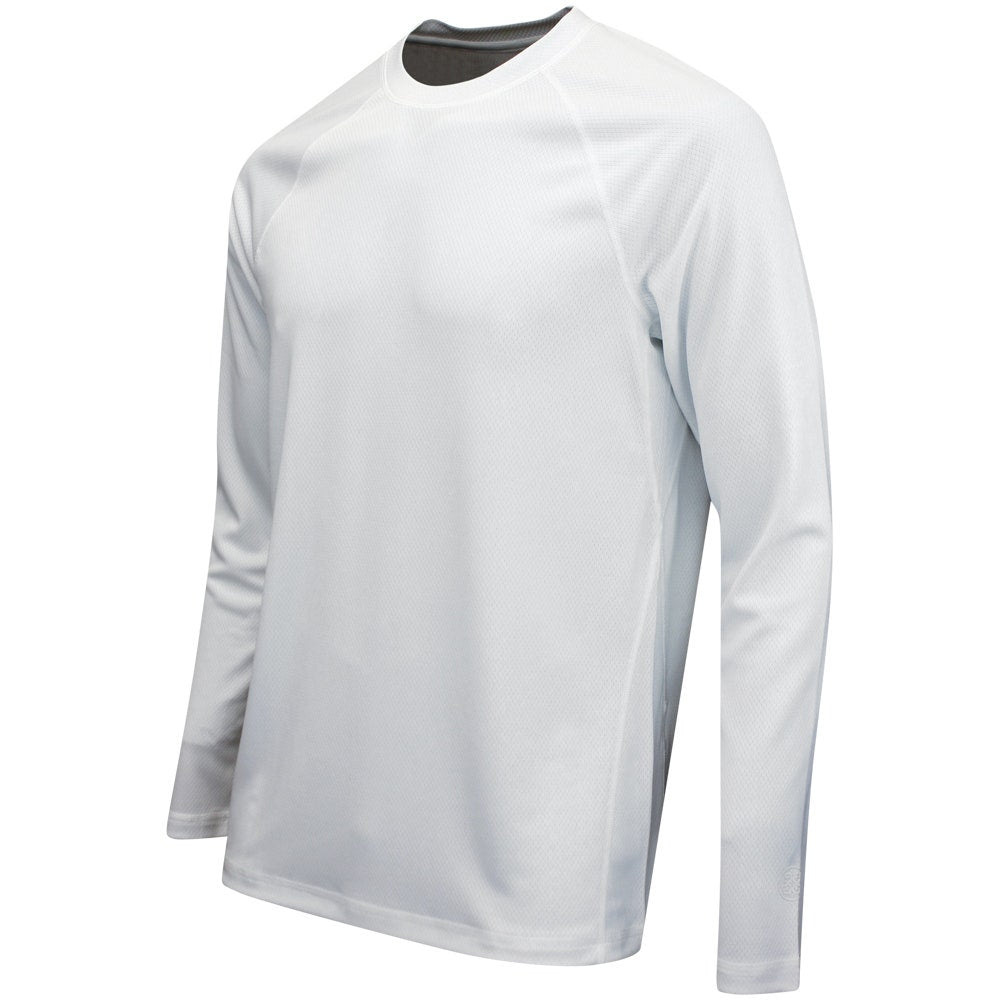 G/FORE Golf Base Layer - Links Honeycomb Crew - Snow SS26