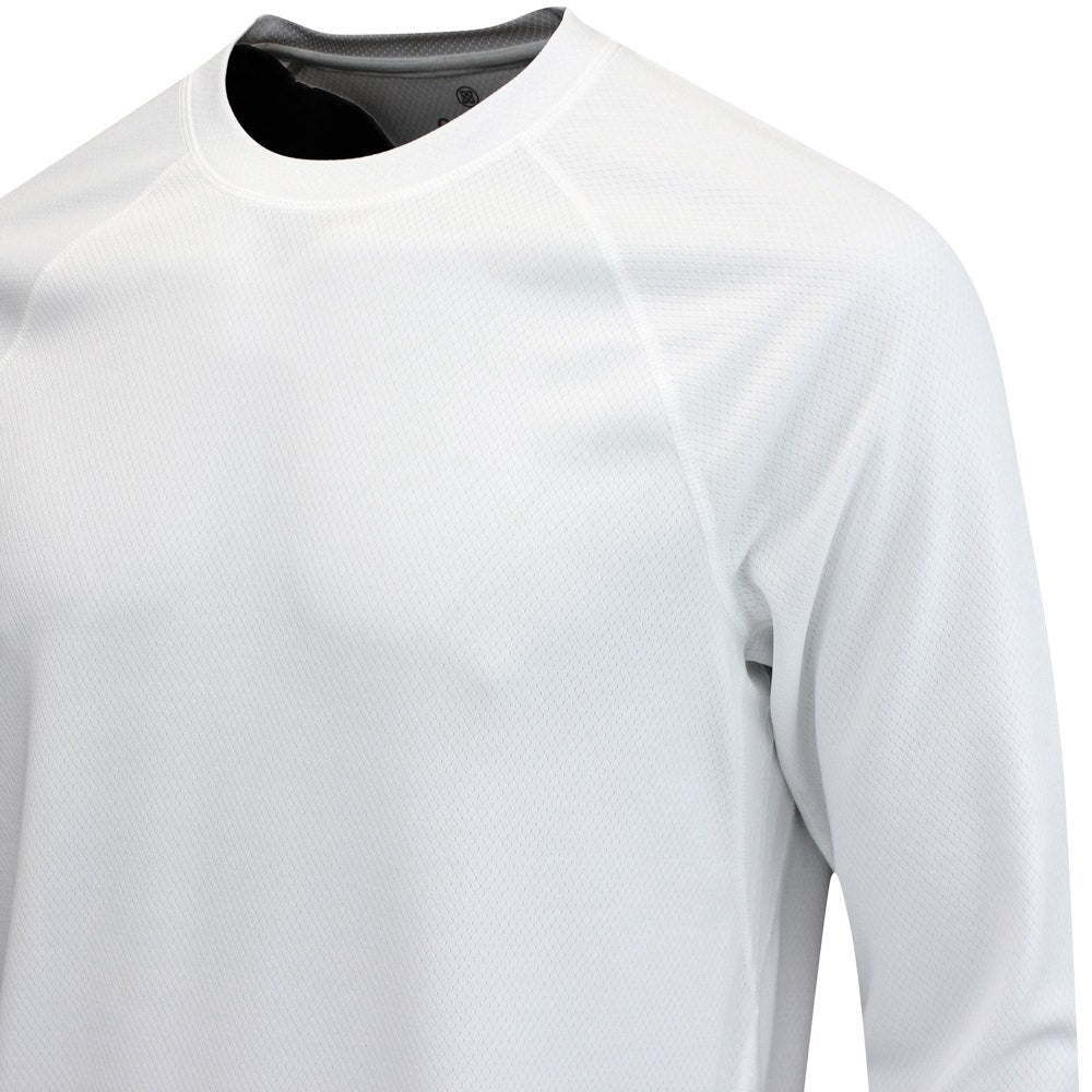 G/FORE Golf Base Layer - Links Honeycomb Crew - Snow SS26