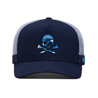 G/FORE Golf Cap - Camo Skull & T's Trucker - Twilight FA25