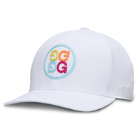 G/FORE Golf Cap - Circle G'S Chainstitch Snapback - Snow - Multi SS26