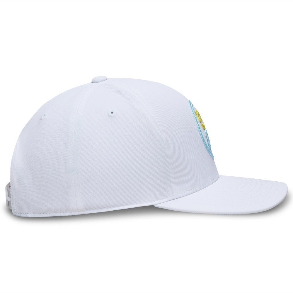 G/FORE Golf Cap - Circle G'S Chainstitch Snapback - Snow - Multi SS26