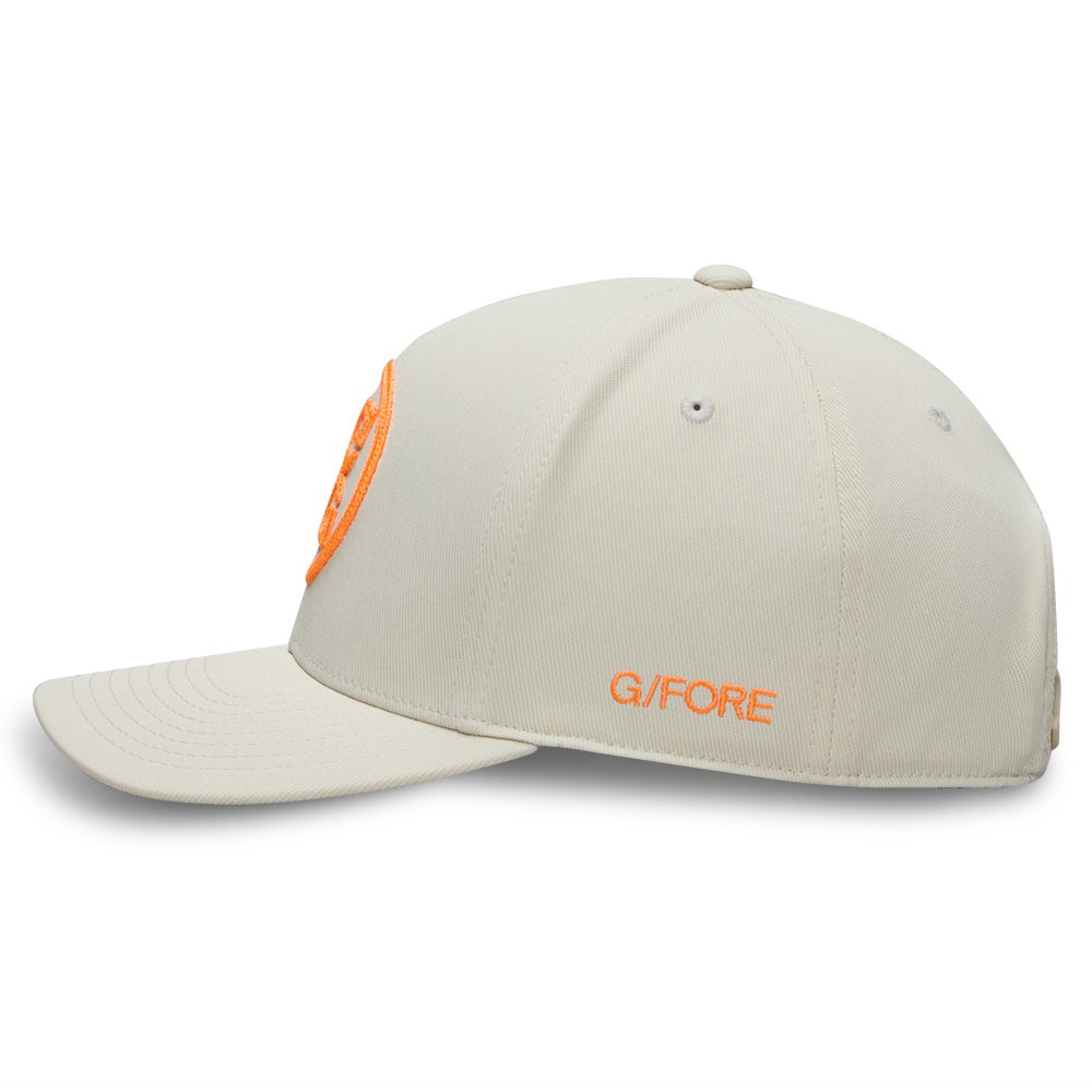 G/FORE Golf Cap - Circle G'S Chainstitch Snapback - Stone FA25