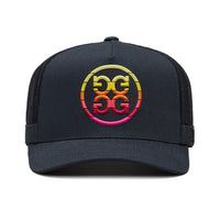 G/FORE Golf Cap - Gradient Circle G's Trucker - Charcoal - Multi FA25