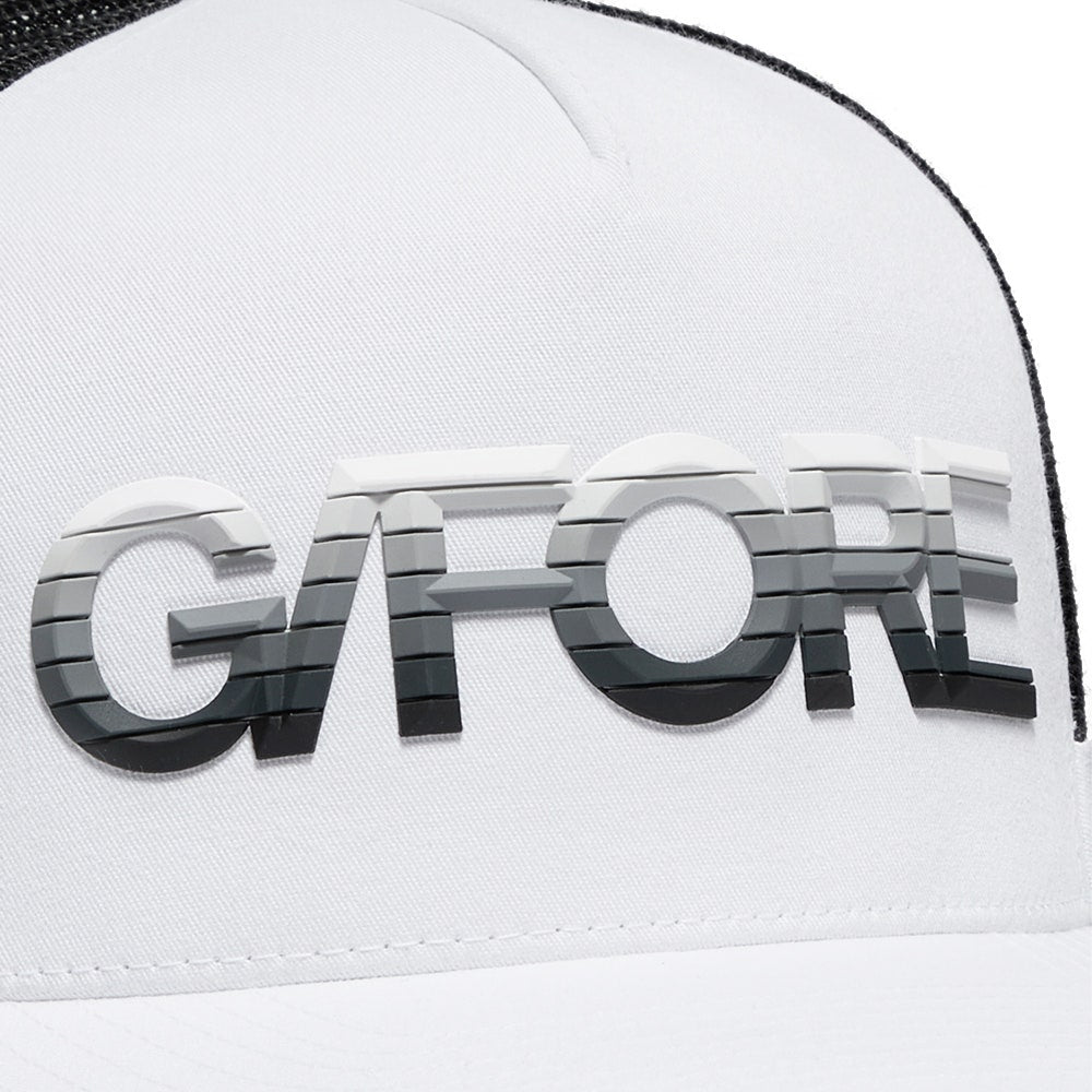 G/FORE Golf Cap - Gradient Logo Trucker - Snow SS25