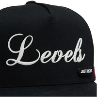 G/FORE Golf Cap - Levels Tall Trucker - Onyx SS26