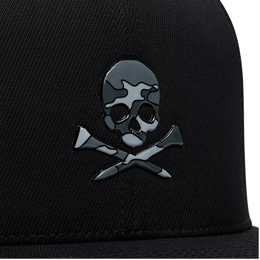 G/FORE Golf Cap - Skull & Tees Tech - Onyx SS26