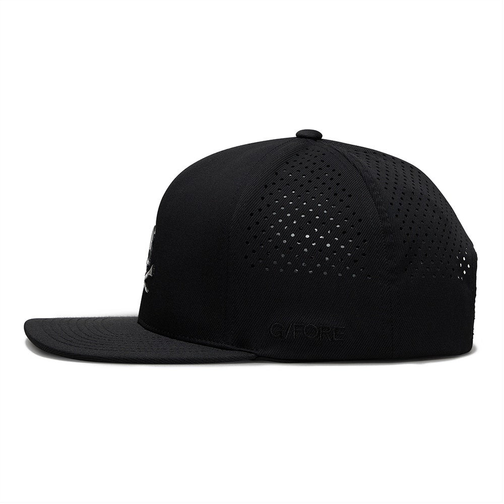 G/FORE Golf Cap - Skull & Tees Tech - Onyx SS26