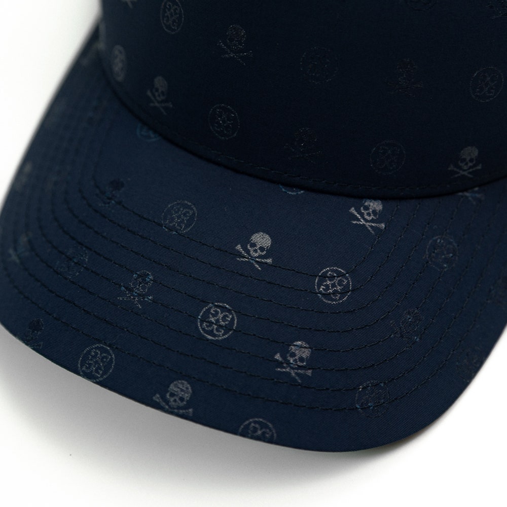 G/FORE Golf Cap - Tonal Skull & Tees Low Profile - Twilight SS26