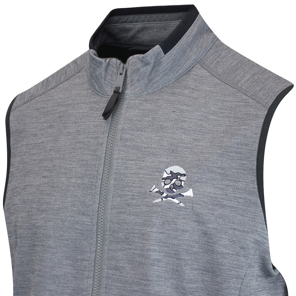 G/FORE Golf Gilet - Camo Skull & Tee's Tech FZ - Charcoal Mel. FA25