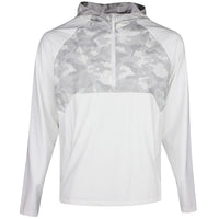 G/FORE Golf Jacket - Hybrid QZ Hoodie - Snow SS26