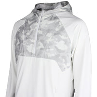 G/FORE Golf Jacket - Hybrid QZ Hoodie - Snow SS26