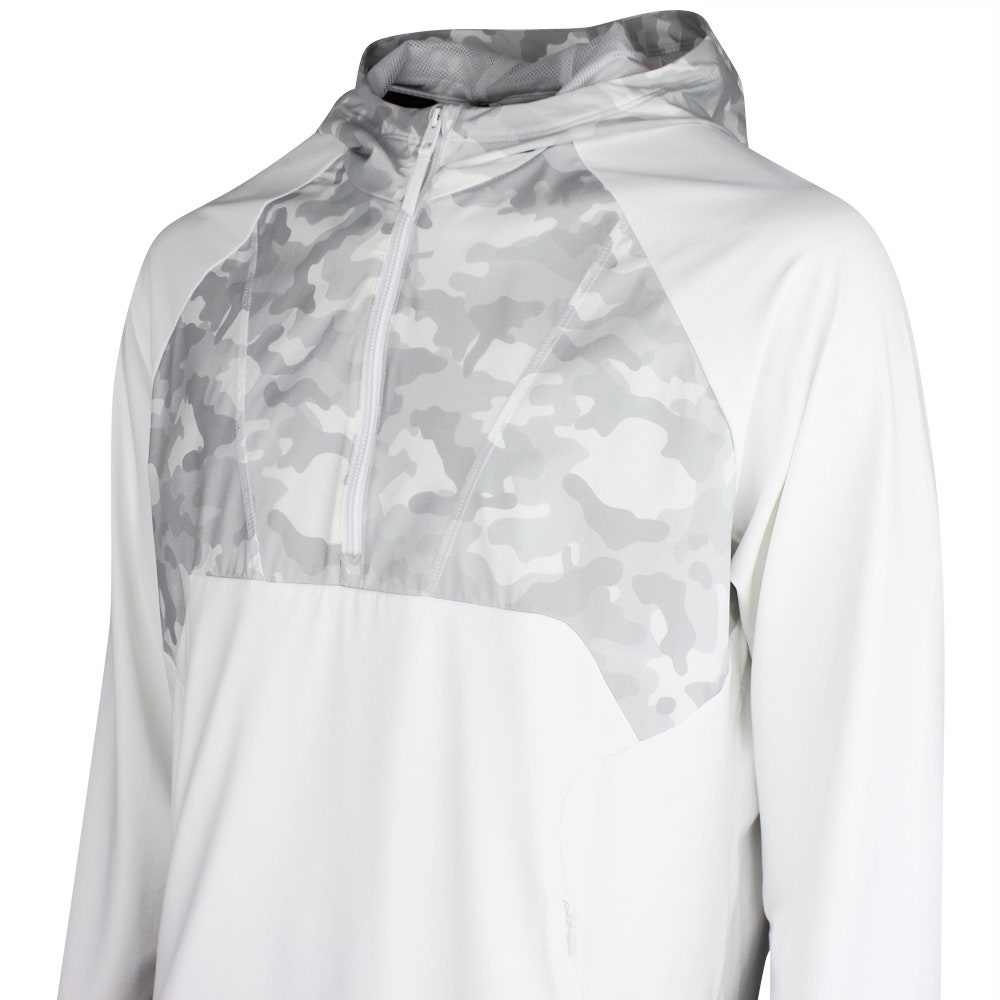 G/FORE Golf Jacket - Hybrid QZ Hoodie - Snow SS26
