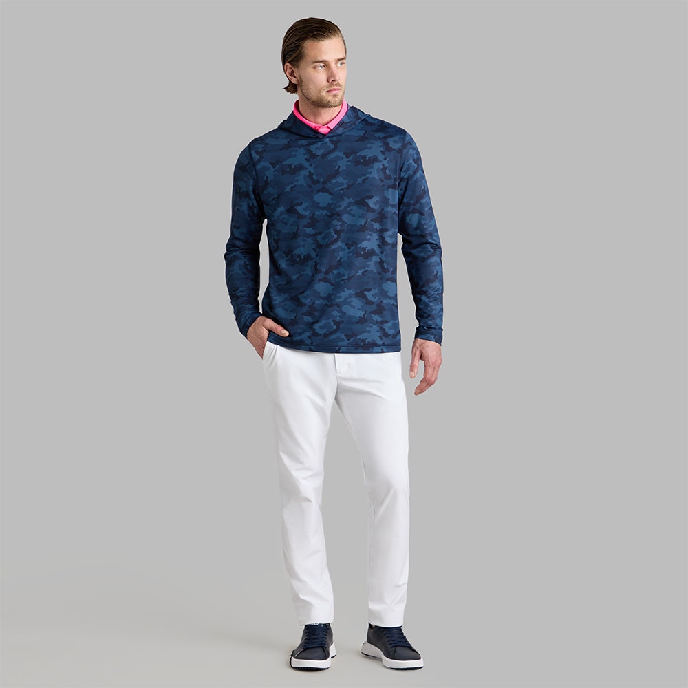 G/FORE Golf Jumper - Brushback Tech Terry Hoodie - Twilight Camo SS26