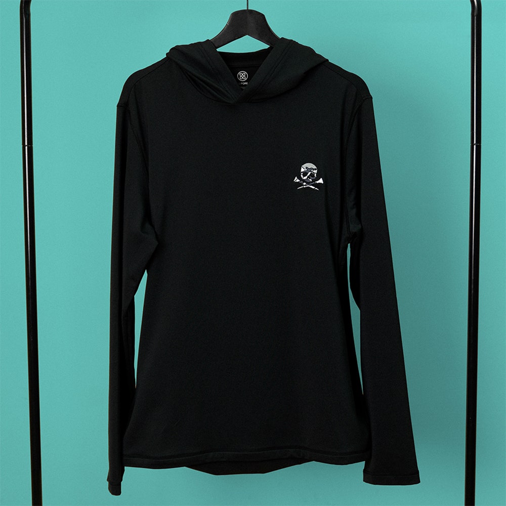 G/FORE Golf Jumper - Camo Skull & Tee's Brushback Hoodie - Onyx FA25