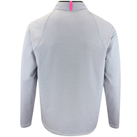 G/FORE Golf Pullover - Camo Skull & Tee's Brushback QZ - Lt. Grey FA25