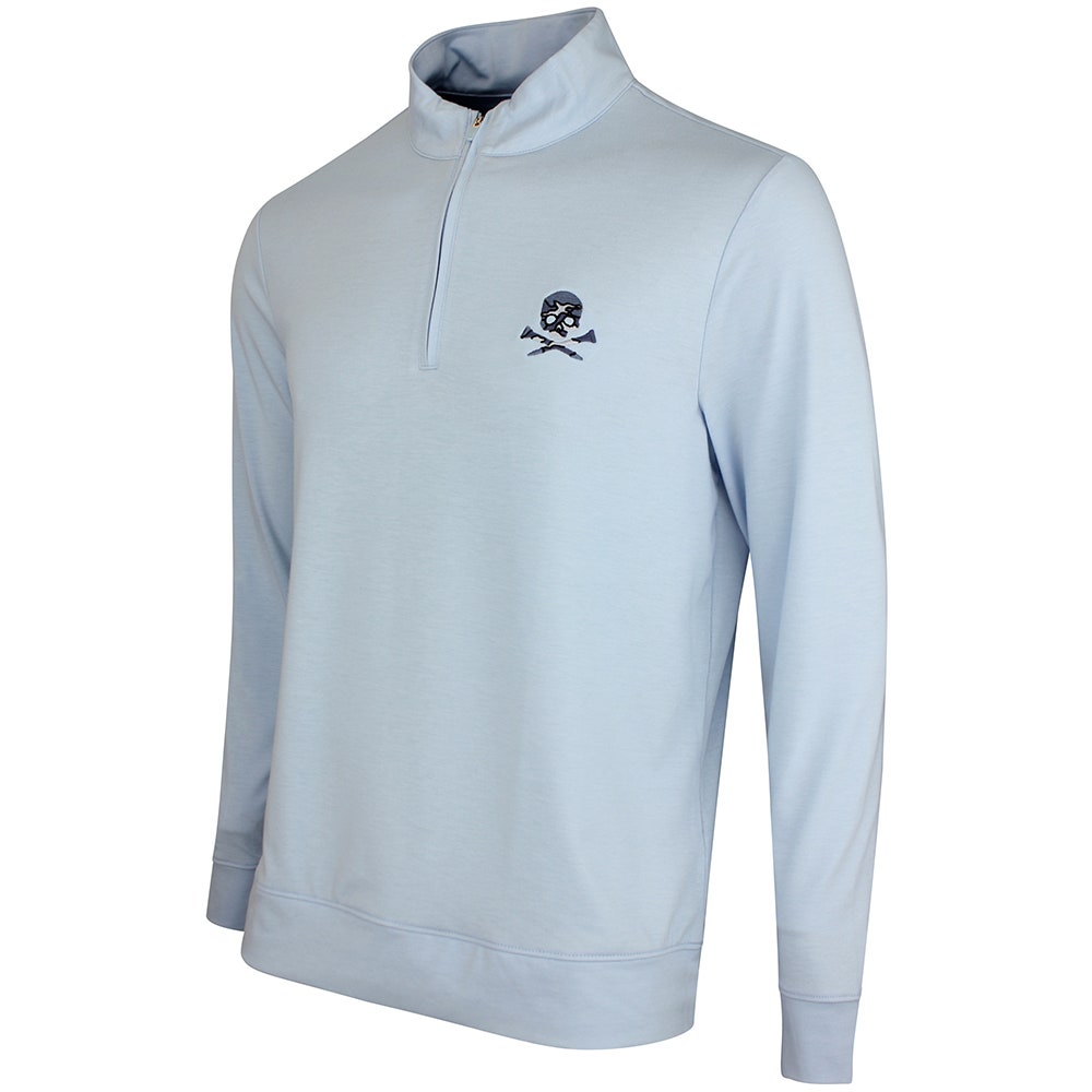 G/FORE Golf Pullover - Camo Skull & Tees Lux QZ - Baja SS26