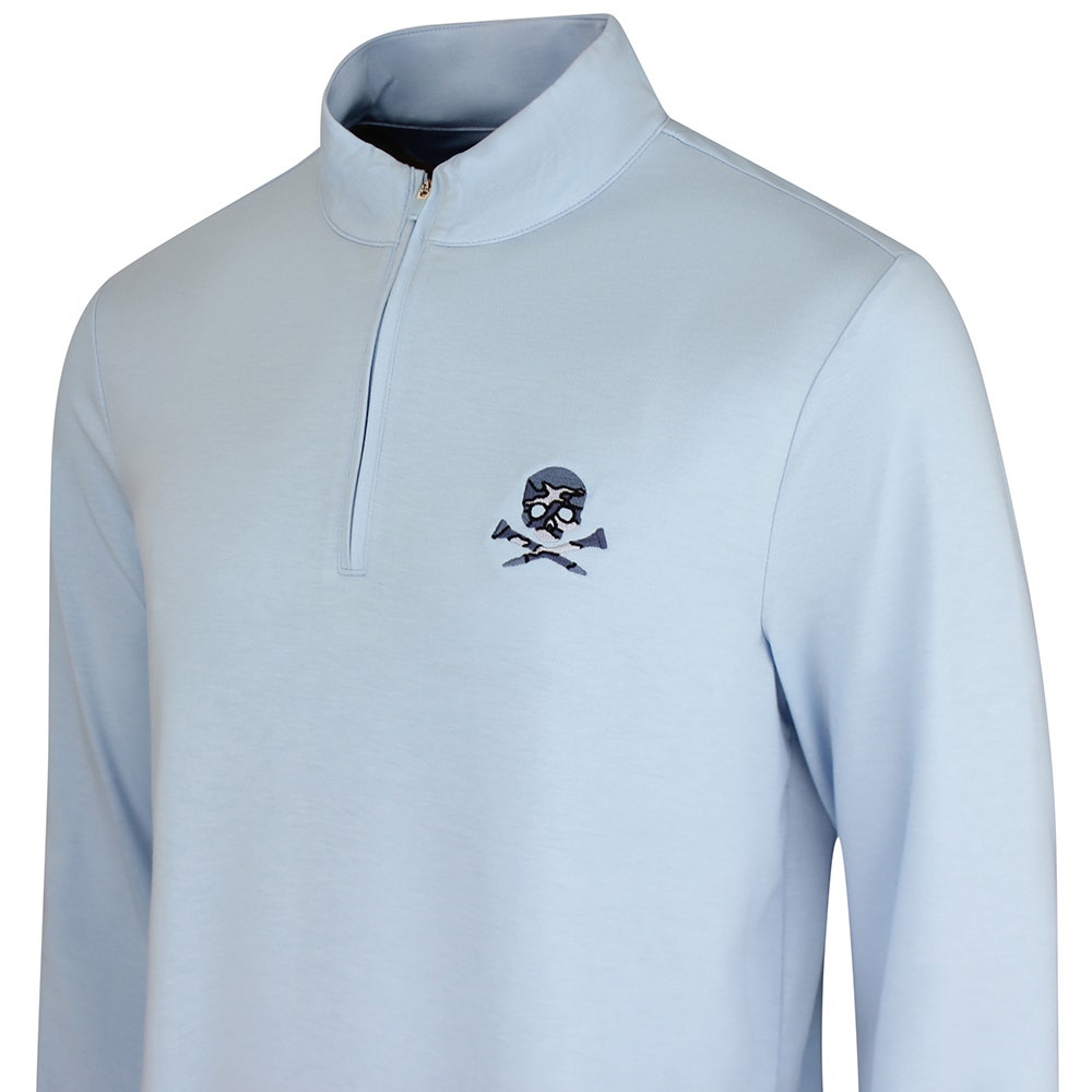 G/FORE Golf Pullover - Camo Skull & Tees Lux QZ - Baja SS26