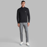 G/FORE Golf Pullover - Camo Skull & Tees Lux QZ - Onyx SS26