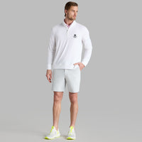 G/FORE Golf Pullover - Camo Skull & Tees Lux QZ - Snow SS26