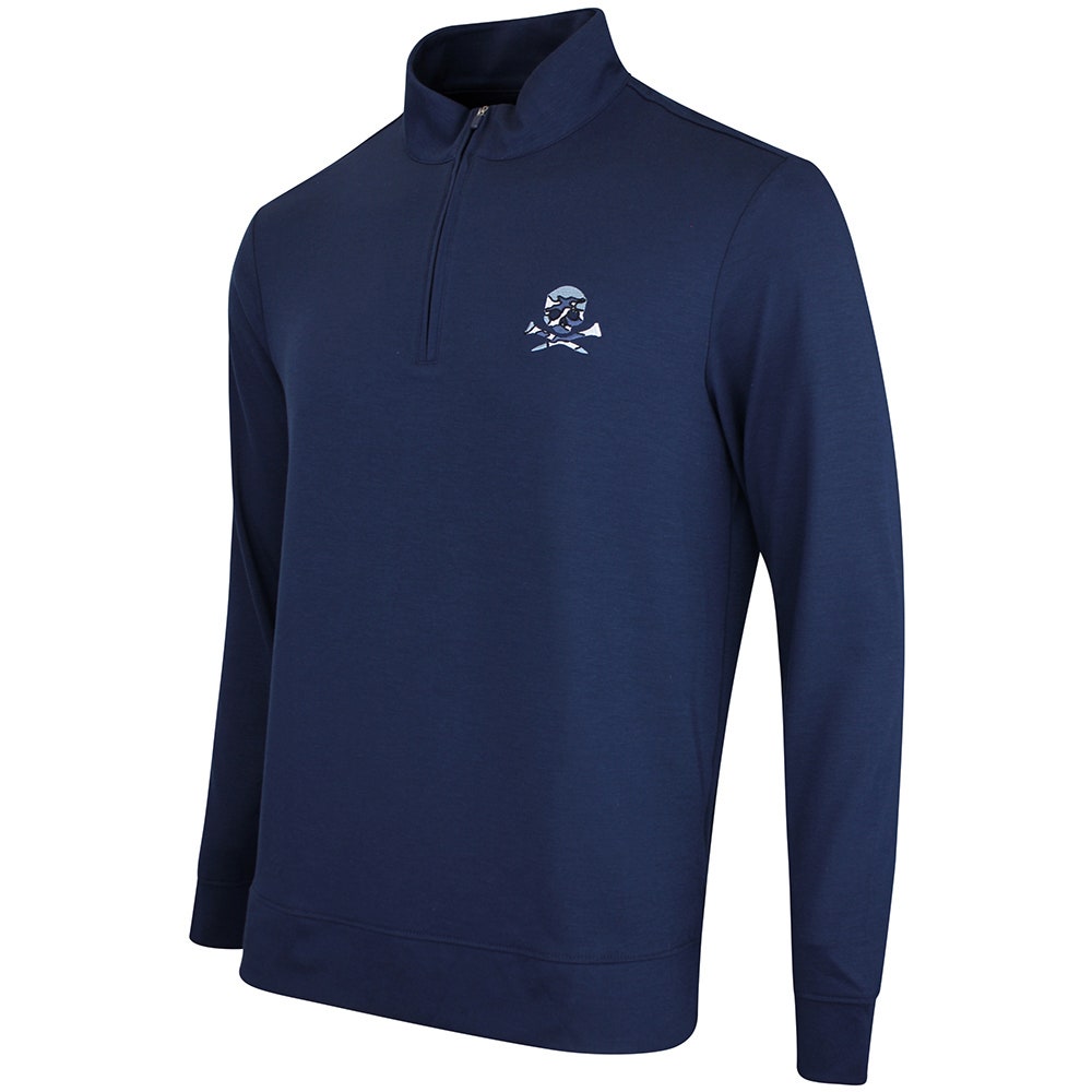 G/FORE Golf Pullover - Camo Skull & Tees Lux QZ - Twilight SS26