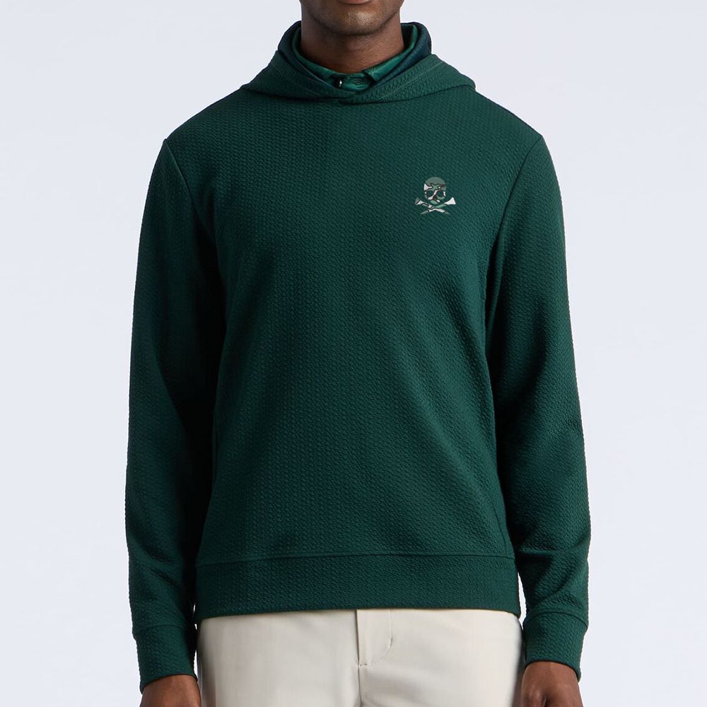 G/FORE Golf Pullover - Camo Skull & Tees Pebble Hoodie - Pine AW26