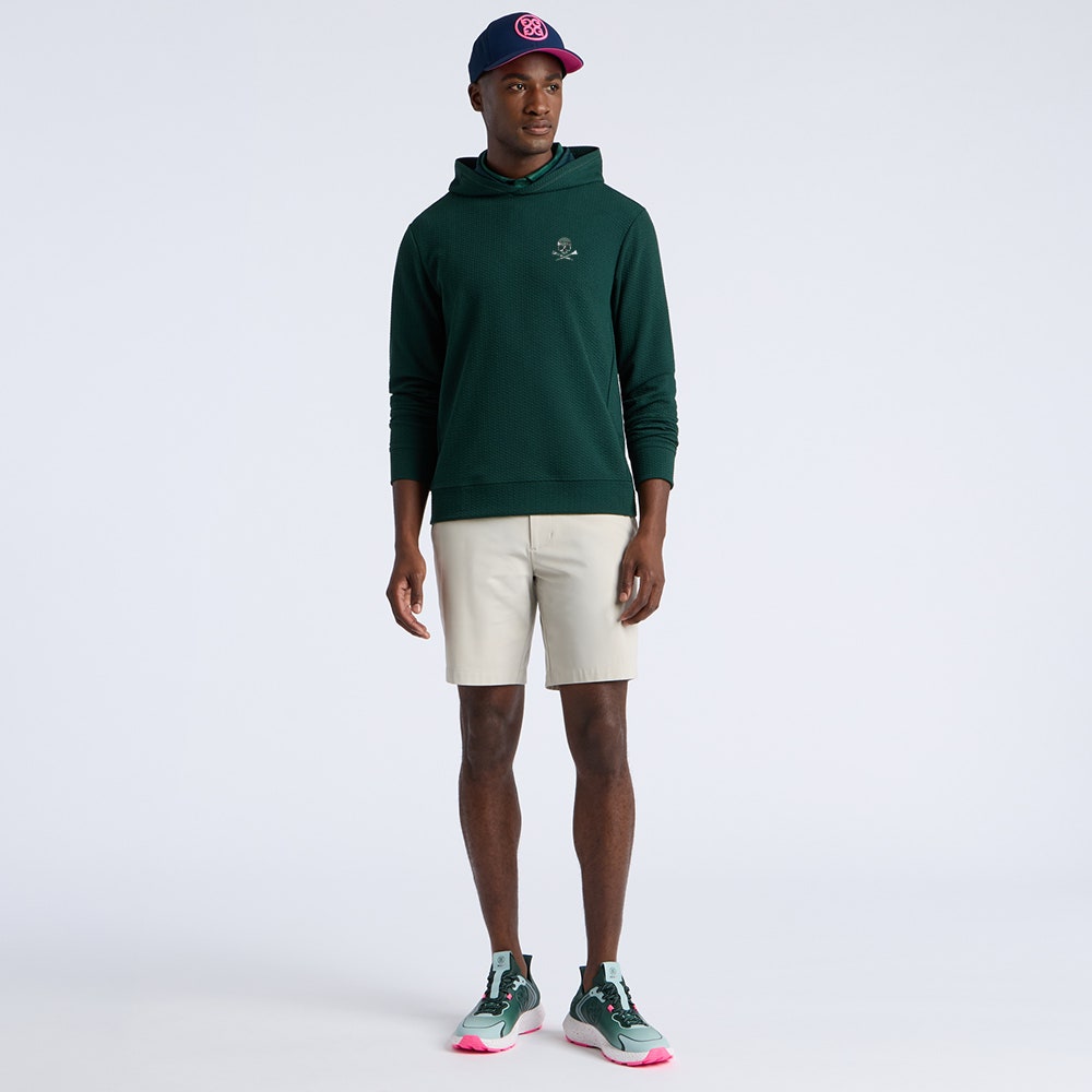 G/FORE Golf Pullover - Camo Skull & Tees Pebble Hoodie - Pine AW26