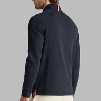 G/FORE Golf Pullover - Camo Skull & Tee's Waffle Knit QZ - Onyx FA25