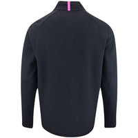 G/FORE Golf Pullover - Camo Skull & Tee's Waffle Knit QZ - Onyx FA25