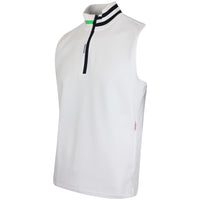 G/FORE Golf Pullover - Double Knit Pique QZ Vest - Snow SS25