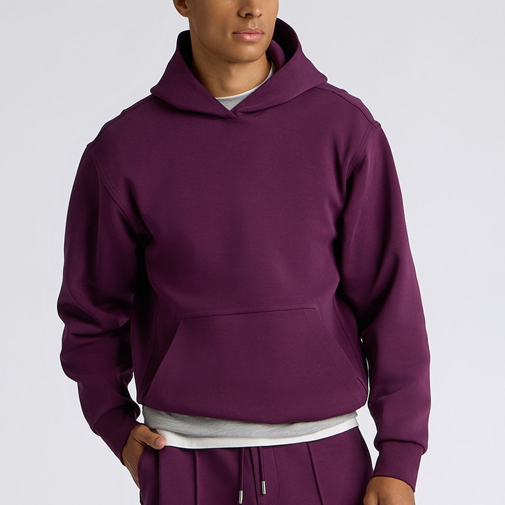 G/FORE Golf Pullover - Scuba Tech Hoodie - Dark Plum AW26