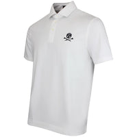 G/FORE Golf Shirt - Camo Skull & Tees All Play Polo - Snow SS26