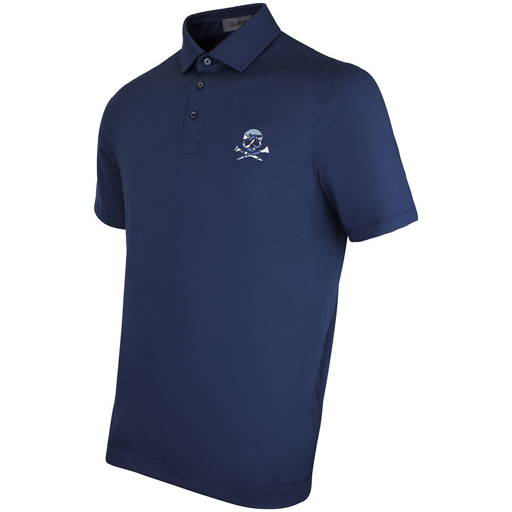 G/FORE Golf Shirt - Camo Skull & Tees All Play Polo - Twilight SS26