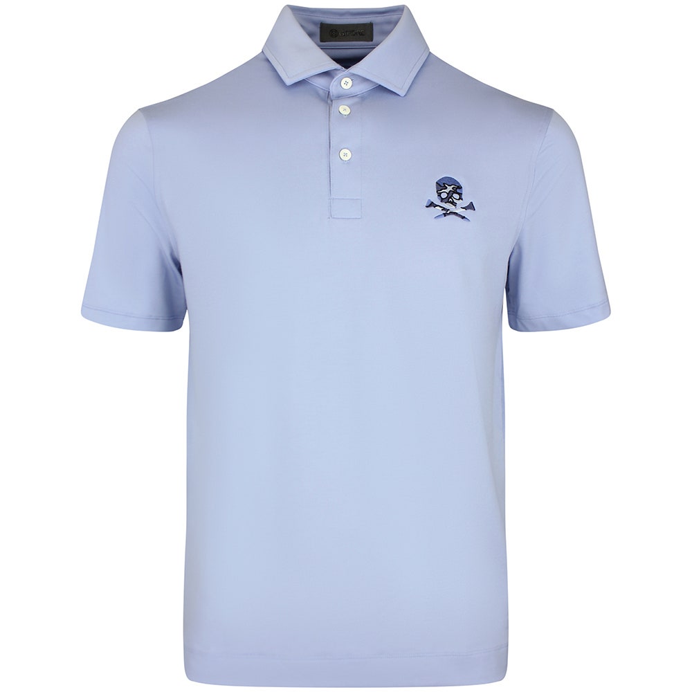 G/FORE Golf Shirt - Camo Skull & Tees All Play Polo - Willow SS26